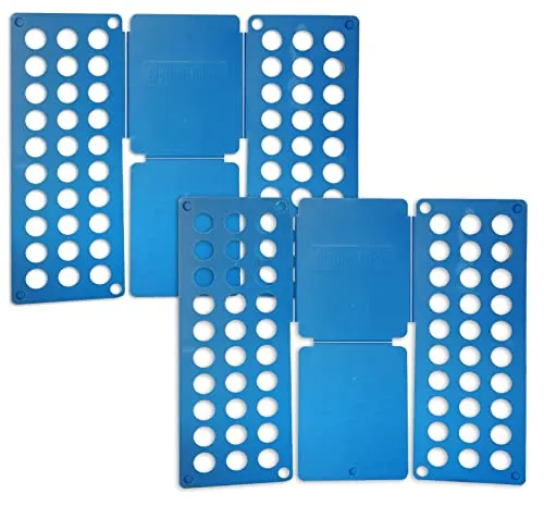 Close Up T-Shirt Folder Wäschefalter 2er Set/Faltbrett/Hemdenfalter/Falthilfe für Shirts, Hemden, Pullover