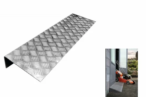 Eleganto Rampe Für Doppeltür Metallrampe Auffahrtshilfe