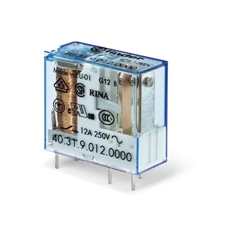 Finder Stromrelais 40.31.7.012.0000 - Leiterplattenmontage, 12 V DC spule, 10 A