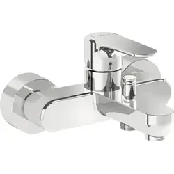 VITRA A42725EXP Einhebel-Wannen-Brausearmatur Root R. - Silber