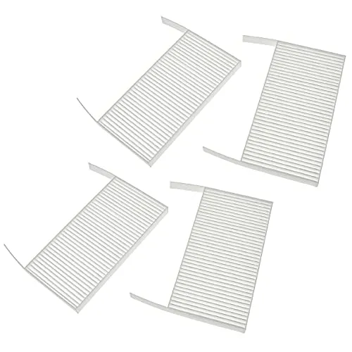 vhbw Filterset Ersatz für Wernig EFS CA 70 G4, 527005190 für Lüftungsgerät - Luftfilter G4 / F7 (4 Stück), 19 x 10 x 3 cm, Weiß