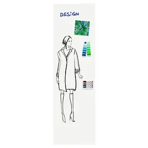 Legamaster Whiteboard WALL-UP 59,5 x 200 cm - Memotafel aus emailliertem Stahl, magnethaftend und ideal für Präsentationen – 25 Jahre Garantie auf die Tafeloberfläche!