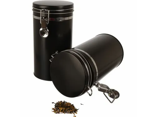 DOSENRITTER Kaffeedose KOFI, (2er-Set), luftdicht, Schwarz von DOSENRITTER