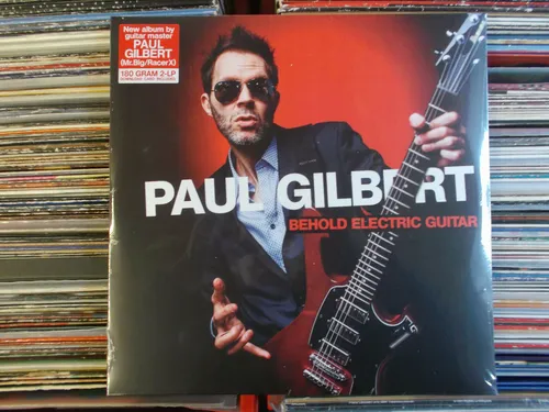 PAUL GILBERT 2LP: BEHOLD ELECTRIC GUITAR (EUROPE;NEU;MTR75871;180GRAM;DOWNLOAD)