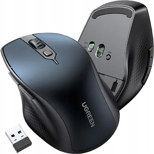 Ugreen Ergonomische Bluetooth Wireless Computer Maus Blau