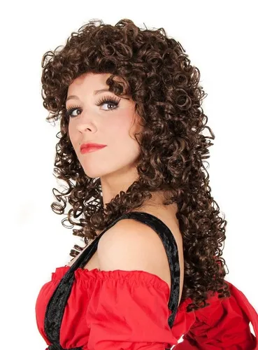 Maskworld Kostüm-Perücke Gelockte Langhaarperücke braun - Voluminöse Lockenperücke für Damen mit elastischem Haarnetz für perfekten Halt. Ideal für Fasching und Karneval – verwandle dich in einen Blickfang! Entdecke unsere Profi-Tipps für die perfekte Anwendung.