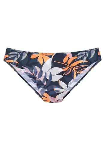 LA LASCANA ACTIVE Damen Bikini-Hose - Bikinis für Damen, bedruckt und aus recyceltem Polyamid, jedes Teil ein Unikat für individuellen Style am Strand.