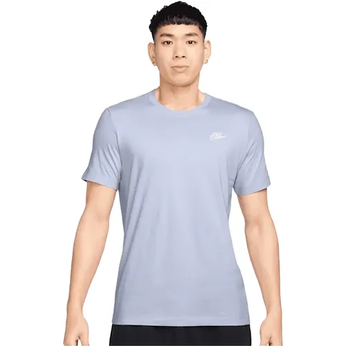 Nike Sport Club T-Shirt in blau von Nike