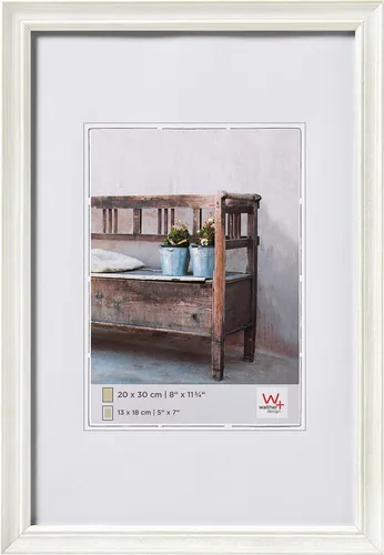 Bench Holzrahmen 10x15 cm weiß