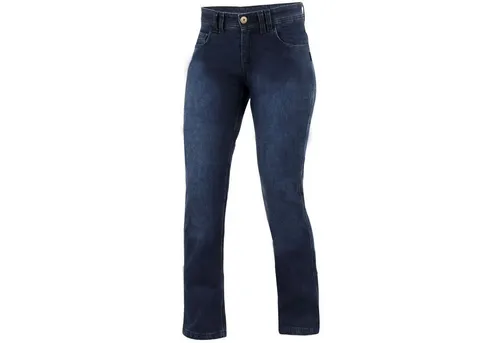 Trilobite Cullebro Damen Motorradjeans, blau, Größe 30 32 - Motorradhosen mit Aramidverstärkung an Knie, Hüfte und Gesäß für optimalen Schutz und Komfort. Inklusive höhenverstellbaren Knieprotektoren und Gel-Dämpfungspad für ein angenehmes Fahrgefühl.