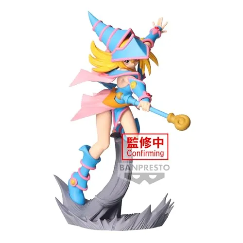 Banpresto Senkozekkei BP89466P Dark Magician Girl Actionfigur - 13 cm - Actionfigur aus PVC, handgefertigt und lizenziert. Ideal für Sammler und Anime-Fans, in umweltfreundlicher Verpackung geliefert, inklusive Basisständer.