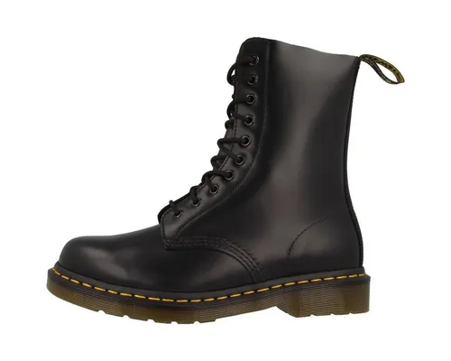 Dr. Martens Damenstiefel 1490 BLACK SMOOTH - Wanderschuhe aus hochwertigem Smooth Leder, bequem mit Lufteinlage für optimalen Tragekomfort. Ideal für stilvolle Outdoor-Abenteuer.