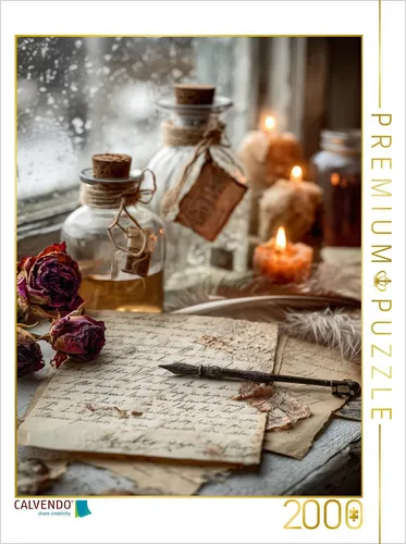 CALVENDO Puzzle Frost vor dem Fenster, Wärme im Herzen und ein neues Jahr beginnt leise | 2000 Teile Lege-Größe 90x67cm Foto-Puzzle für glückliche Stunden