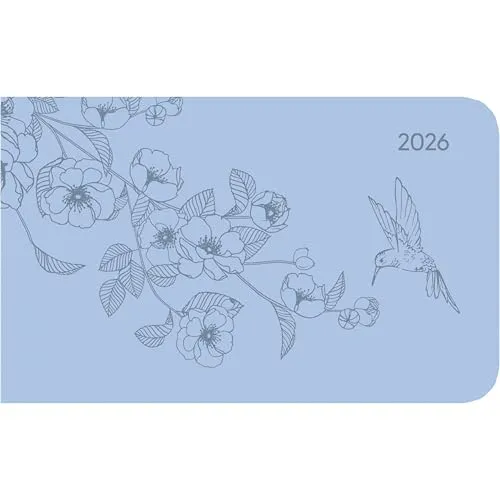 Alpha Edition Ladytimer TO GO Deluxe Sky 2026 - Praktischer Taschenkalender 15,3x8,7 cm mit 128 Seiten, ideal für unterwegs und zur persönlichen Planung, verfügbar in mehreren Sprachen.
