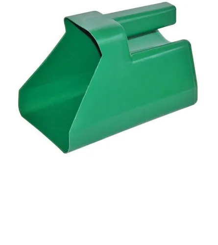 Futterschaufel grün eckig, 22 x 14,5 cm hkm 6415 Neu