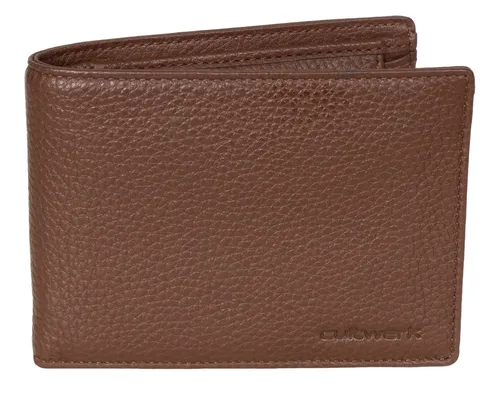 Brown Bear Cultwerk Geldbörse Herren Leder Braun 9 Kartenfächer