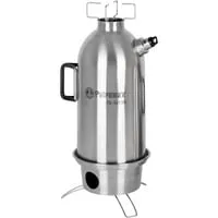 Feuerkanne F150 - Outdoor Feuerkanne in Silber, rostbeständig und ideal für gemütliche Abende im Garten oder Camping.