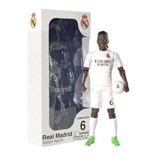 Nobrand Socke Real Madrid Camavinga 20cm - Actionfigur von Camavinga für echte Fans, detailgetreu und ideal zum Spielen oder Sammeln. Perfekt für jedes Real Madrid Fan-Set!