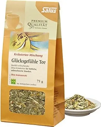 GLÜCKSGEFÜHLE Tee Zitrus-Kräutertee Bio Salus 75 g