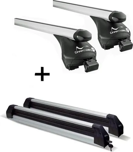 Yelo Skiträger + Alu Relingträger Quick für VW T-Cross (2019)