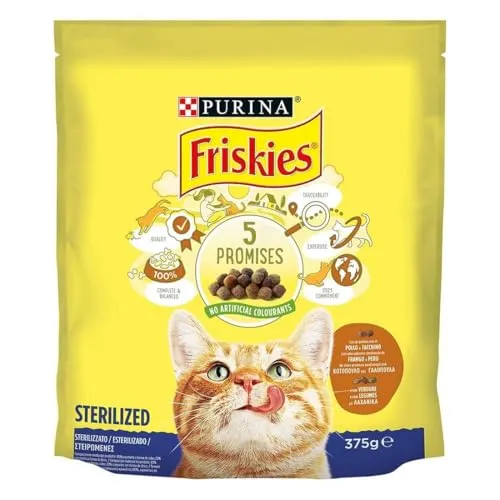 Friskies Sterilisierte Katzen Truthahn und Huhn Purina, 375g