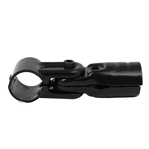sourcing map 28mm Dmr. Metall Doppelter Port Beweglich Lehnen Rohrverbinder Rohrklemme Clip DE de