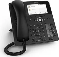 Snom D785N schwarz (4599) - Hochwertiges Festnetztelefon - Festnetztelefon mit benutzerfreundlichem Farbdisplay und HD-Audioqualität für klare Gespräche, ideal für Büros und Home-Office.