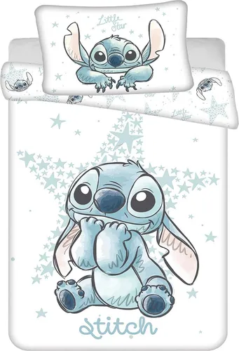 Lilo and Stitch Kleinkind Bettbezug White Star - 100 x 135 cm - Baumwolle