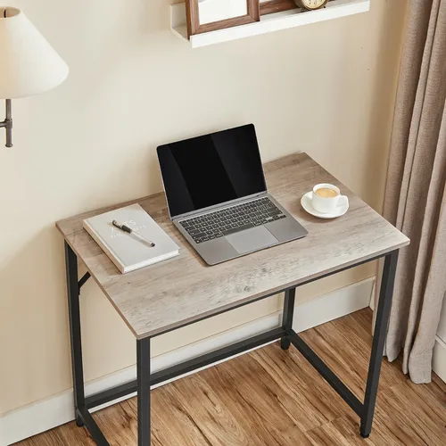 VASAGLE Schreibtisch Computertisch, 80-160 cm, moderner Stil