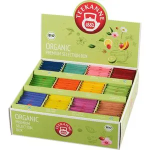 Teekanne Bio Premium Selection Box, 12 Sorten, 354g von Teekanne