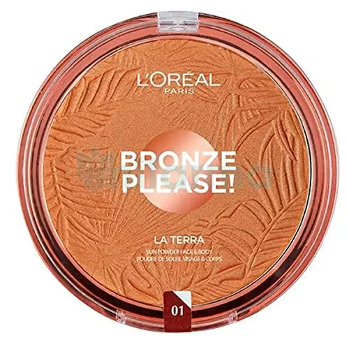 LOREAL GLAM BRONZE GROUND 01 maquillaje 18g