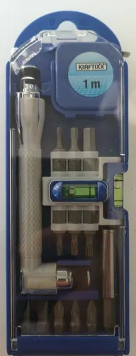 KWB Bit-Box mit Libelle und Bandmaß, 14-tlg. - 116790