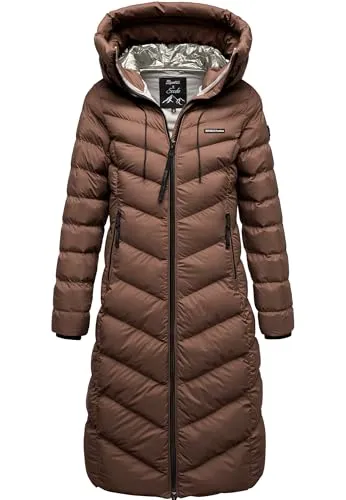 REPUBLIX Damen Gefütterte Winterjacke RJ-8025 in Braun in braun von REPUBLIX