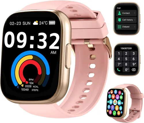 Vtkp Smartwatch Damen Herren 2.1 Zoll Touchscreen