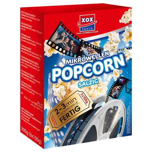 Xox Mikrowellen Popcorn salzig von Popcorn