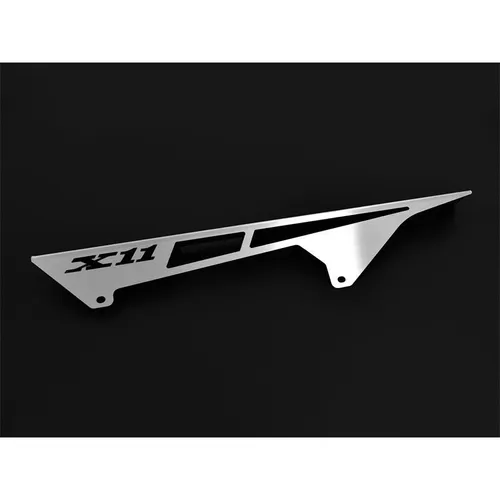ZIEGER Kettenschutz für Honda X11 BJ 1999-03 - Silber - Robuster Kettenschutz aus Edelstahl 1.4016 für Motorräder. Schützt die Kette und verleiht deinem Bike einen eleganten Look.