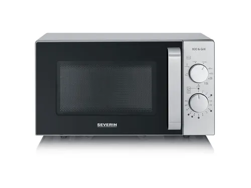 SEVERIN Mikrowelle MW 7576 Flachbett Silber