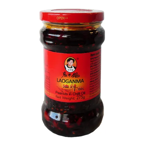 275g Sehr Scharfe Erdnüsse in Chiliöl Lao Gan Ma Peanuts Chilli Oil Hot Spicy