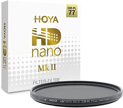 Hoya HD Nano MkII CIR-PL 52mm Filter - Kamera-Filter mit 16-lagigem Nano-Beschichtung für 200% höhere Kratzfestigkeit und verbesserte Lichtübertragung, ideal für anspruchsvolle Fotografen.