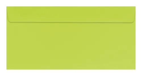 farbige Briefumschläge / Din lang / Farbe: hellgrün 100