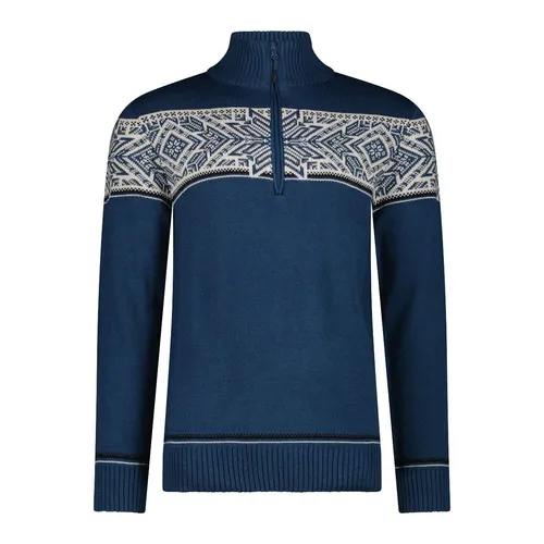 CMP MAN Fleece Sweatshirt Knitted bluestone (N825) 50 von CMP