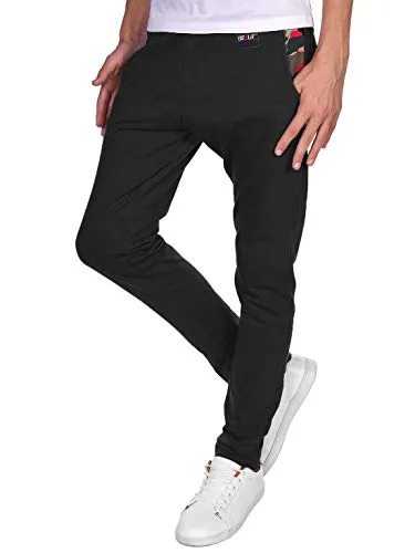 BEZLIT Kinder Jungen Sport Freizeit Stoff Jogging Sweat Hose 30143 Schwarz-Rot Camouflage 110