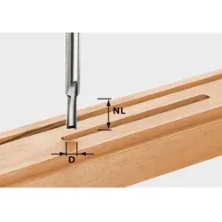 Festool Nutfräser HW S8 D6/14 - 490955 - Hochwertiger Nutfräser HW S8 D6/14 von Festool, ideal für präzise Holzarbeiten. Voll-Hartmetall mit Grundschneide für langlebige Leistung in der Kategorie Fräsen.