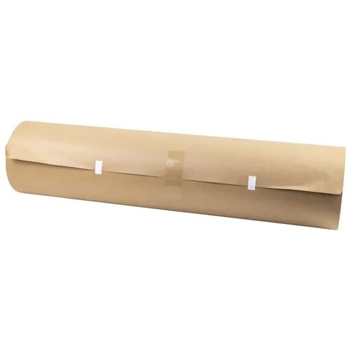 Kraftpackpapier 1.0 x 200 m, 130g/m², braun - Hochwertiges Kraftpackpapier in Braun, ideal für vielseitige Verpackungsbedürfnisse. Mit einer Länge von 200 m und einem Flächengewicht von 130 g/m² sorgt es für Stabilität und Schutz.