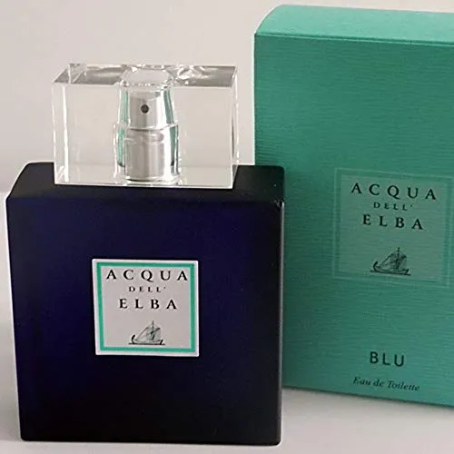 Acqua Dell'Elba Blu Uomo Eau de Toilette 100 ml - Frischer Herrenduft - Herrendüfte mit langanhaltendem, erfrischendem Duft, der für einen zusätzlichen Komfort sorgt und ideal für jeden Anlass ist.