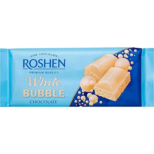 ROSHEN White Bubble Chocolate, 80 g