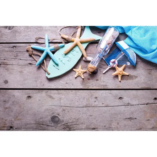 CoverYourDesk Schreibtischunterlage Maritime Deko (21557394) - Schreibtischunterlage im maritimen Design, schützt die Oberfläche und sorgt für eine kreative Arbeitsatmosphäre. Ideal für jedes Home-Office oder Büro.