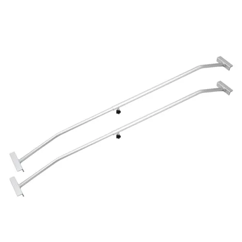 BITUXX 2er Set Anhänger Planenbügel Alu für Flachplanen PKW Anhänger Verstellbar 140-210 cm