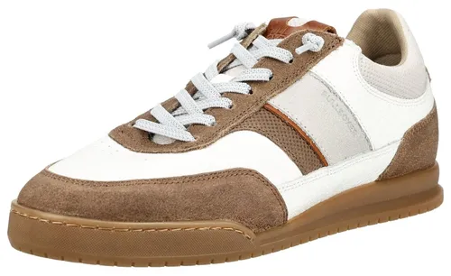 Bullboxer Sneaker aus Leder in Braun/Weiß - Größe 45 EU - Bequeme und stylische Sneaker für den Alltag. Aus hochwertigem Leder gefertigt und mit rutschfester Gummisohle für optimalen Komfort.