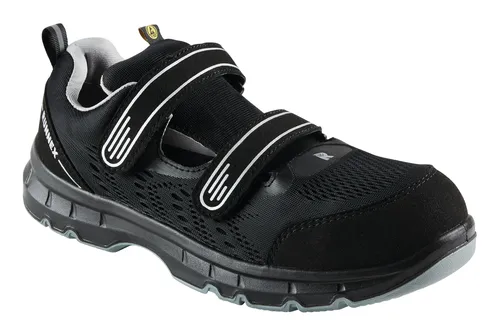 Sicherheitsklettsandalen FlexStar 5116, S1PS ESD, Größe 46 - Arbeits- & Schutzkleidung mit ESD-Funktion und optimaler Dämpfung. Die RUNNEX® FlexStar Sandale bietet hohen Tragekomfort, Rutschhemmung und ist ideal für Industrie und Logistik.